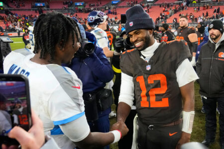 Browns' Shedeur Sanders is keeping his focus on improving after a strong  3rd start | News, Sports, Jobs - The Intelligencer